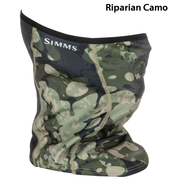 Simms Gore-Tex Infinium Neck Gaiter Riparian Camo Simms Gore-Tex Infinium Neck Gaiter Riparian Camo